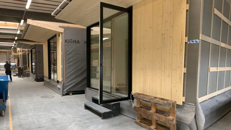 Modulgaden i produktionen ved Flex Modul