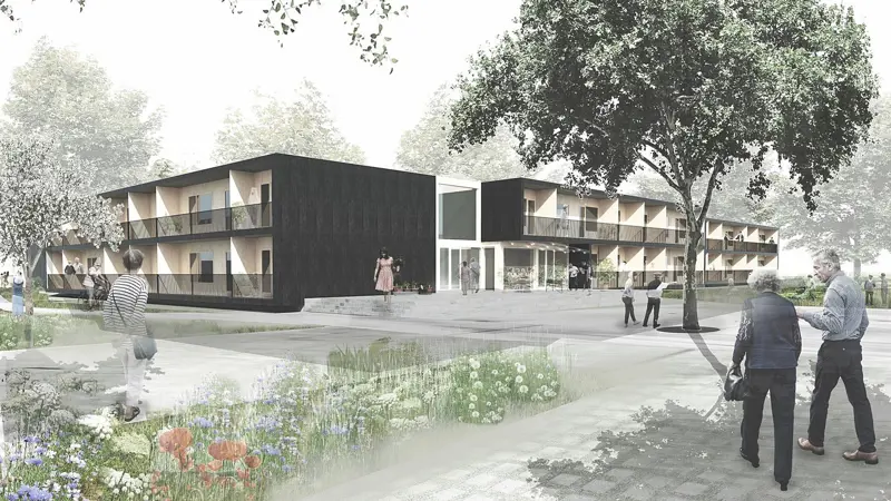 Arkitektbillede af Ibihaven Slagelse