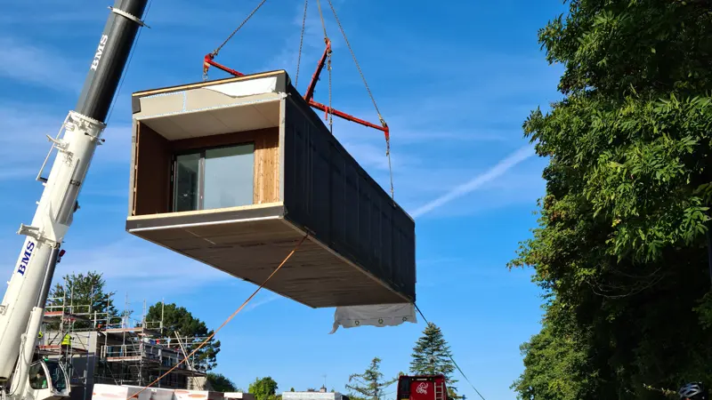 Flex Modul montere moduler på Niels Steensens Vej